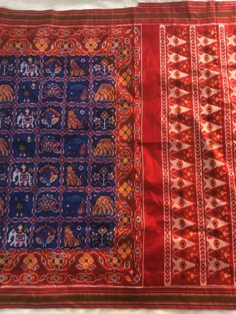 Purple Ikkat Neelanjana